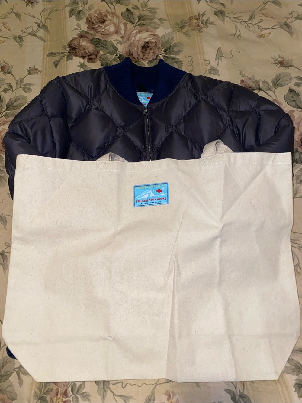 Imogene + Willie x Crescent Down Works Quilted Bomber, Size XS - Picture 13 of 13